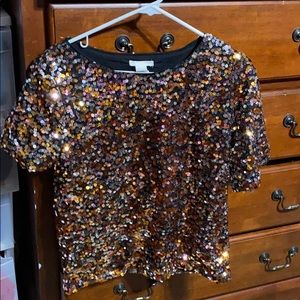 Sequin shirt size small forever 21 nwot